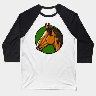 Horse head Baseball T-Shirt